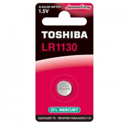 LR54/AG10/LR1130 BATERIA 1,5V TOSHIBA