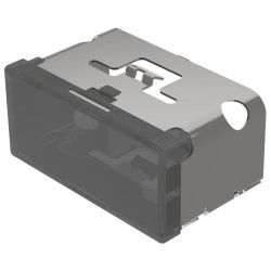 Soczewki do wskaźników, 03-947, Czarny, Prostokąt, długość: 38