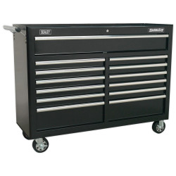 Sealey AP5213TB Rollcab 13 Drawer with Ball Bearing Runners - Black