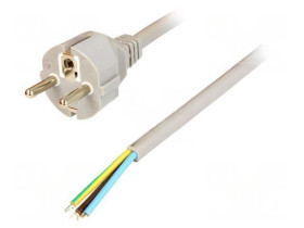 S2-3/15/5GY Kabel: 3x1,5mm2, CEE 7/7 (E/F) wtyk, 5m, 16A