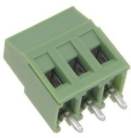 ETB3P500H17 Kostka zaciskowa potrójna, raster 5.00 mm, wysokość 17.4mm, zielona