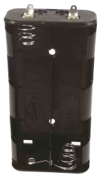 Uchwyt do baterii, x 4, maks. Ø 26.2mm, montaż zatrzaskowy