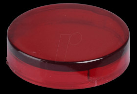 881026 Reflector covering cap, smooth, dark red