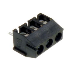 LISTWA ARK3,81/3 R-3,81MM CZARNA RoHS