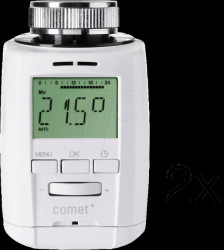 Radiator thermostat Comet Plus, 2 pieces