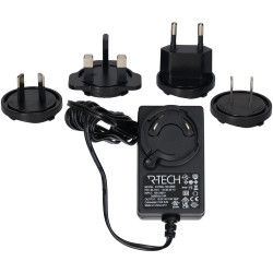 R-TECH 857071 AC/DC Adapter 12vdc 2amp Multi Head