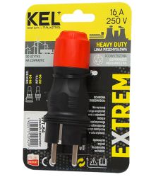 Wtyczka przedłużacza 230V z uziemieniem WT-54 IP54