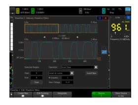 Generator przebiegów arbitralnych, Generator kształtów fal, Oscyloskop serii 6000 X