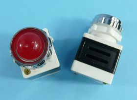 230VAC 20mm 30x35mm RED KONTROLKA LED