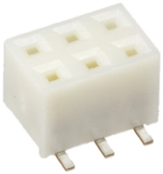 Gniazdo PCB 6 -pinowe 2 -rzędowe raster: 2mm typu płytka – płytka Proste SMD
