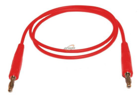 KABELE POMIAROWE DO MIERNIKA BANAN WTYK - WTYK CZERWONY