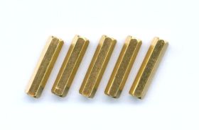 M3 TULEJKA 20mm GWINT WEWNĘTRZNY/WEWNĘTRZNY (5 SZTUK) (ZLM3-TUL20-WW)