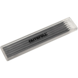 Faithfull EBPL62205 Black Pencil Marking Refill Pack, 6 Piece