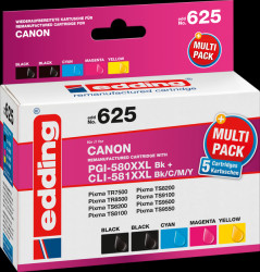 18-625 Ink - Canon - Multipack - PGI-580XXLBK/CLI-581XXLBK/C/M/Y - Refi