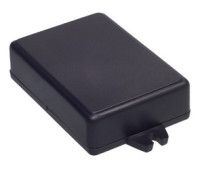 Z-23U Obudowa z tworzywa Z23U wymiary: 84x59x23mm - pełna - uszy na krótszej krawędzi - czarna - polistyren