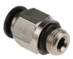 Złączka pneumatyczna G 1/8 męskie Wciskane 6 mm RS PRO Szybkozłączka wtykowa