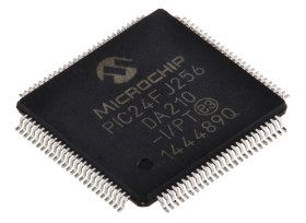 Mikrokontroler Microchip PIC24FJ256DA210-I/PT PIC24FJ TQFP 100-pinowy Powierzchnia PIC 256kB 16 bit 32 MHz, 96 kB RAM
