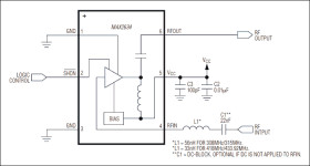 315MHz/433MHz Low-Noise Amplifier for Automotive RKE