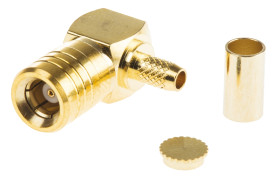 Złącze koncentryczne Montaż na kablu Żeński 50Ω typ złącza Złącze SMB 0 to 4GHz, zaciskane typ kabla RG174 A/U, RG188