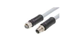 Kabel przemysłowy konfekcjonowany ze złączem Złącze M12 długość 20m Rodzaj A Żeńskie Złącze B Złącze M12