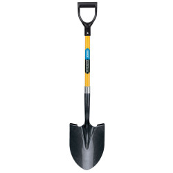 Draper 43216 Round Point Shovel with Fibreglass Shaft