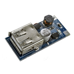 Moduł przetwornica MP 0.9-5V DC na 5V DC z wyjściem USB kontrolką LED