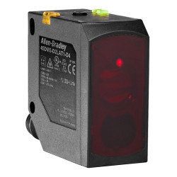 Czujnik fotoelektryczny Tłumienie tła w obudowie prostokątnej Allen Bradley NPN, PNP zakres 60 → 5000 mm