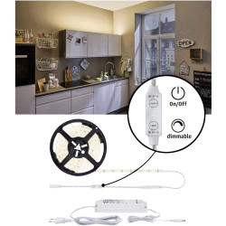 Paulmann 78957.0 SimpLED 5m LED Strip Set 24V Warm White Plug-In Dimmable