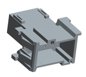 Złącze samochodowe 6-pinowe TE Connectivity 2-rzędowe Męski Timer Wciskane Obudowa złącza samochodowego