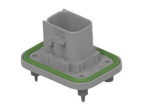 Wtyk PCB 7-pinowe raster: 6mm 2-rzędowe TE Connectivity Montaż na panelu Żeński 20A