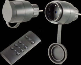 0085600503 Wireless power outlet set 2+1, outdoor