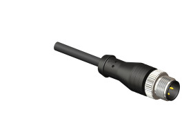 Przewód czujnik-siłownik ze złączem Złącze M12 liczba rdzeni 4 długość 2m Rodzaj A Męskie