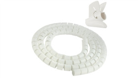 Elastyczny Organizer Biurkowy Typu Cablezip Maskownica Do Kabli I Przewodów...