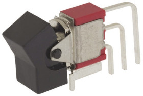 Przełącznik kołyskowy Wł.-(wł.) Nie 5 A DPDT Czarny TE Connectivity