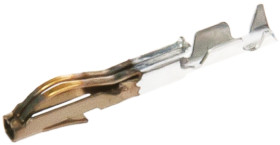 Zacisk zagniatany Żeński TE Connectivity Twin Leaf 24AWG 0.2mm² Obudowa złącza podwójnego listkowego zatrzaskowego