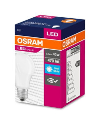 Żarówka LED VALUE CLASSIC A 40 E27 4,9W 470lm 4000K 840 FR non-dim 4058075127081