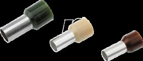 187234 Aderendhülse isoliert 25,0 mm²/16 mm, verzinnt, braun, 50er Pack