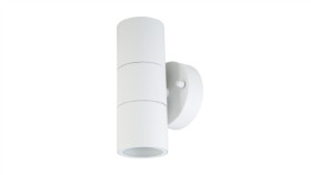 Oprawa Elewacyjna Ścienna Vt-7622 Gu10 Ip44 Biały Mat Dwustronna 7570