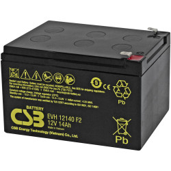 Fey Elektronik Evh12140F2 Vrla Agm Battery 12 V 14 Ah High Charge Cycles