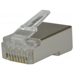 Wtyk modularny RJ45 8P8C kat.6 ekranowany FTP linka NEKU WORECZEK 100szt.