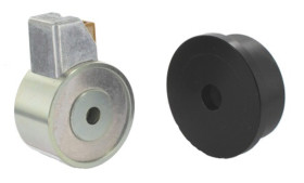 Elektromagnes przytrzymujący 24V dc 500N średnica 48mm