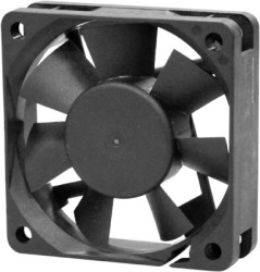 DC axial fan, 12 V, 60 x 60 x 15 mm, 30.92 m³/h, 29.8 dB, ball bearing, SUNON GF60151B7-1E00U-AC9