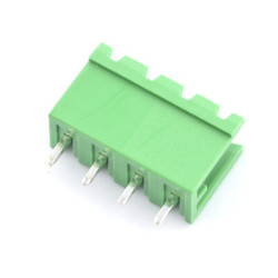 Listwa montażowa męska, 4-pinowa, raster 5,08mm, pionowa, otwarta