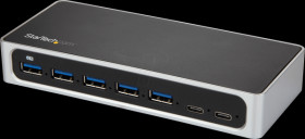HB30C5A2CSC USB 3.0, 7 Port USB-C Hub, 5x USB-A 2x USB-C, black/silver