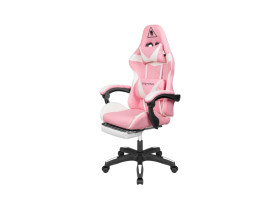 Fotel gamingowy Kruger&Matz GX-150 Biało-różowy