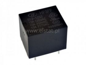 Przekaźnik 1 x styk przeł. 12V 10A HF3FF-012-1ZS