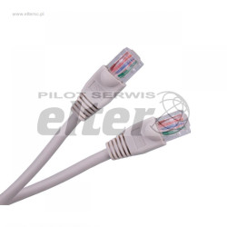Kabel Patchcord RJ45 LAN UTP 0,5m szary