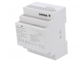 QOLTEC-50923 Zasilacz impulsowy: na szynę DIN, 92W, 24VDC, 3,83A, 220-240VAC
