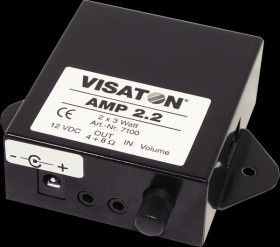 7100 VISATON stereo amplifier with level controller