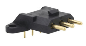 Listwa stykowa PCB 3-pinowe SMS raster: 5.08 mm Kąt prosty 1-rzędowe Souriau Sunbank by Eaton Otwór przelotowy250 V W